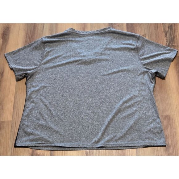 Game Time Men’s Athletic Shirt 3X Gray/Black Short Sleeve Activewear Sport Wear - Picture 5 of 5